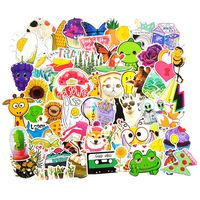 Cute Nature VSCO Stickers for Water Bottles,Waterproof,Aesthetic,Trendy Stickers for Teens,Girls Perfect for Waterbottle,Laptop,Phone,Travel Extra Durable 100% Vinyl (70 pcs)