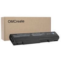 OMCreate Battery Compatible with HP EliteBook 8440P 6930P 8440W ProBook 6550B 6455B Compaq 6730B 6735B 6530B, fits P/N 482962-001 HSTNN-UB69 KU531AA - 12 Months Warranty [Li-ion 6-Cell]