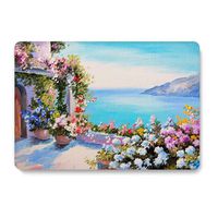 One Micron Compatible MacBook Air 11 Inch Case Plastic Pattern Hard Matte Case Shell Compatible MacBook Air 11.6 Inch (Model: A1465 and A1370)-Landscape