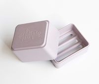 Ethique Eco-Friendly in-Shower Storage Container, Lilac - Made with Bamboo & Sugarcane, Sustainable Soap Dish for Shower, Extends Bar Life, Plastic Free, Vegan, 100% Compostable and Zero Waste, 1ea