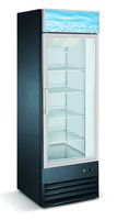 Single Door Upright Retail Merchandiser Display Freezer with Triple Paned Glass Door; 13 Cubic Ft.