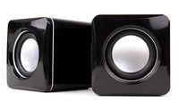 DURAGADGET Small & Portable USB Powered Tablet Speakers with Volume Dial for Fusion 5 104 GPS Android Tablet