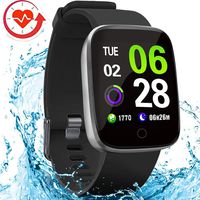 FITVII E-Pro Smart Watch, Fitness Tracker with Multiple Sport Mode, HR&Blood Pressure Monitor with SpO2 and Sleep Tracker, Activity Tracker for Women Men