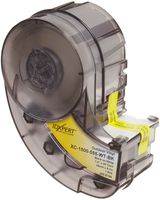 Brady High Adhesion Vinyl Label Tape (XC-1500-595-WT-BK) - Black on White Vinyl Film - Compatible with IDXPERT and LABXPERT Label Printers - 30' Length, 1.5" Width