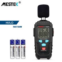 Decibel Meter Digital Sound Level Meter MESTKE 30 - 130 dB Noise Volume Measuring Instrument Reader Self-Calibrated Max Min Data Hold Fast/Slow Mode LCD Backlight Display/Flashlight Gift