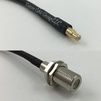 6 inch RGU178 MCX MALE to F FEMALE Pigtail Jumper RF coaxial cable 50ohm High Quality Quick USA Shipping