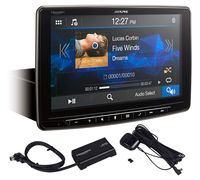 Alpine iLX-F259 9" 1-Din Digital Media Bluetooth Receiver CarPlay+SiriusXM Tuner
