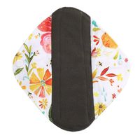 Sanitary Pad, Reusable Pads Menstrual, Sanitary Napkins, Reusable Bamboo Cloth Washable Menstrual Pad Mama Sanitary Towel Pad Overnight Flow Pads (Multicolor, S)