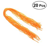 UKCOCO 20 Pack 60cm Coloful DIY Spiral Strain Relief Cord Sleeves Wire Wrap Cord Organizer Wire Protectors Cable for Charger Headphone Charging Cable (Orange)