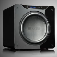 SVS SB16-Ultra Subwoofer (Piano Gloss Black) - 16-inch Driver, 1,500-Watts RMS, DSP App Control, Sealed Cabinet