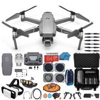 DJI Mavic 2 PRO Drone Quadcopter, with ND, Cpl Lens Filters, Waterproof Case and Backpack, 64GB SD Card, VR Goggles, with Hasselblad Video Camera Gimbal Bundle Kit with Must Have Accessories