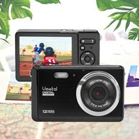 3 inch TFT LCD Rechargeable HD Mini Digital Camera, Vmotal Video Camera Digital Students Cameras 12 MP/HD Compact Camera Sports,Travel,Holiday,Birthday Present for Kids/Beginners/Teens/Seniors (Black)