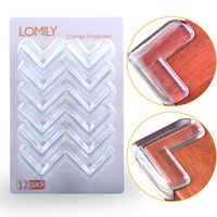 Clear Corner Guards(12 Pack),Table Corner Protectors,Clear Edge Bumpers,High Resistant Adhesive Gel,Corner Protector for Baby,Kids,Furniture,Cabinet,Glass,Coffee Table,ect.