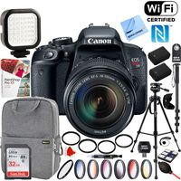 Canon (1894C003 EOS Rebel T7i Digital SLR Camera with EF-S 18-135mm is STM Lens + 32GB SDHC Memory and Pro Accessory Bundle