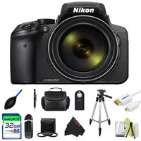 Nikon COOLPIX P900 Digital Camera with 83x Optical Zoom and Built-in Wi-Fi (Black)