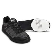 KR Strikeforce Men's Flyer Mesh Bowling Shoes, Black/Steel, Size 9