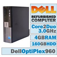 Lot of 5 Dell OptiPlex 960 SFF/Core 2 Duo E8400 @ 3.00 GHz/4GB DDR2/160GB HDD/DVD-RW/WINDOWS 7 PRO 64 BIT