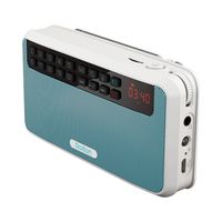 Rolton E500 Portable Stereo Bluetooth Speakers FM Radio Clear Bass Dual Track Speaker TF Card USB Music Player (Blue)