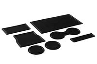 CupHolderHero for Tesla Model 3 2017-2020 Custom Fit Cup Holder and Center Console Compartment Liner Accessories 7-pc Set (Solid Black)