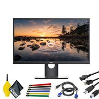 Dell P2417H 23.8" 16:9 IPS Monitor (P2417H) with Wire Straps, Dust Blower, and Microfiber Cloth (1 - Pack)