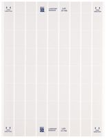 Brady LAT-37-799-1 0.8" Width x 1.437" Height, B-799 Nylon Cloth, Matte Finish White Laser Printable Label (Pack of 1000)