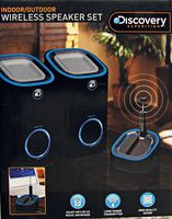 Discovery Expedition Indoor Outdoor Wireless Speaker Set NIB