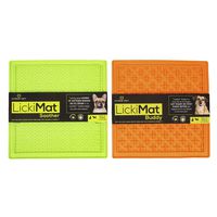 Hyper Pet Lickimat Slow Feeder Dog Mat, Boredom Buster, Dog Anxiety Relief (Perfect for Dog Food, Dog Treats, Yogurt & Peanut Butter) [Fun Alternative to Slow Feed Dog Bowls] Variety of Colors & Sizes