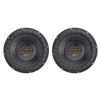 Lanzar MAX12 12 Inch 1000 Watt 4 Ohm Car Audio Power Subwoofer, 2 Pack | MAX12