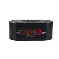 ZAPALA expert Wake-Up Alarm Clock with Radio for Bedside or Kitchen, Dual Alarm, Sleep & Snooze Function, FM Radio with 10 Preset Station, USB Port for Smart Phones and Tablets Charging
