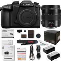 Panasonic Lumix DC-GH5 Mirrorless Micro Four Thirds Digital Camera + Panasonic interchangeable lens LUMIX G X VARIO 12-35mm / F2.8 II ASPH. / POWER O.I.S. [Micro Four Thirds - Expo Accessories Bundle