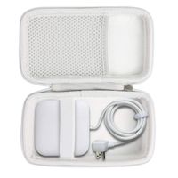 Khanka Hard Travel Case Replacement for Anker Power Strip USB Travel Powerport Strip 2 Mini Flat Plug (White)