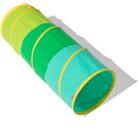 The Organic Cotton Play Tunnel by Lovevery - Pop-Up & Collapsible Play Tunnel with Organic Cotton Carrying Case, Multicolor