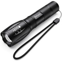 Flashlights, LED Tactical Flashlight S1000 - High Lumen, 5 Modes, Zoomable, Water Resistant, Handheld Light - Best Camping/Outdoor/Hiking/Flashlights/Gift-Giving/Emergency(Batteries Not Included)