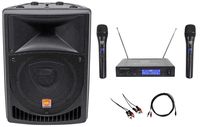 Rockville Powered 8" Pro Karaoke Machine/System 4 ipad/iphone/Android/Laptop/TV
