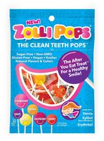 Zollipops Clean Teeth Lollipops | Anti-Cavity, Sugar Free Candy with Xylitol for a Healthy Smile - Great for Kids, Diabetics and Keto Diet (Assorted Flavors 15.6oz, Approx 75 Count)