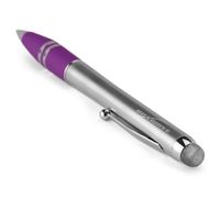BoxWave Stylus Pen, [Universal TwistGrip Pen Capacitive Stylus] Capacitive Stylus Pen with Twist Action Ballpoint for Smartphones and Tablets - Poetic Purple