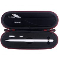 Scotree Carrying Case Holder Compatible Apple Pencil/iPad Pro Pencil, Hard Shell Travel Storage Zipper Bag(Pencil and Accessories are Not Included)