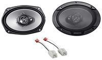 6x9 Kenwood Front Factory Speaker Replacement for 2006-09 Dodge Ram 2500/3500