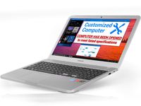 Samsung Notebook 5 15.6" FHD Laptop, AMD Quad-Core Ryzen 5 2500U Upto 3.6GHz, 8GB DDR4, 128GB SSD, HDMI, AMD Radeon Vega 8, USB, WiFi, Bluetooth, Windows 10 Pro
