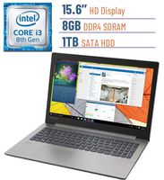 Premium Lenovo IdeaPad 330 15.6" HD LED Laptop PC, Intel Dual Core i3-8130U 2.2GHz, 8GB DDR4, 1TB HDD, 802.11ac WiFi, Bluetooth, HDMI, Intel UHD Graphics 620, Webcam, Windows 10 - Platinum Gray