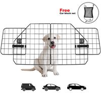 Dog Car Barriers,Pet Car Barrier Heavy Duty Wire Adjustable Dog Barrier with Front Seat Mesh Pet Barrier Net Organizer,The Perfect Dog Dividers for SUV,Cars,Vehicles