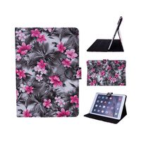 ELEOPTION Auto Sleep/Wake Function 360 Degree Rotating Smart Case Cover for 7.9 inch Apple iPad Mini/iPad Mini 2 /iPad Mini 3 with a Stylus as a Gift (B-Camellia Black)