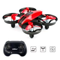 UDI U46 Mini Drone for Kids 2.4Ghz RC Drones with Auto Hovering Headless Mode Nano Quadcopter, Red