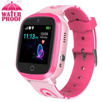 MeritSoar Kids Smart Watch Phone with GPS Tracker Smartwatch Voice Chat HD Touch Screen Camera Waterproof Kids Phone Watch Compatible with Android iOS for Boys Girls