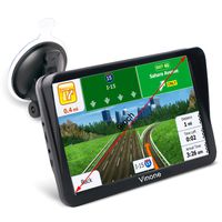 Car GPS,9 inch HD TouchTruck GPS with Sunshade GPS Navigation System for Truck,8GB 256MB Navigation with POI Speed Camera Warning,Voice Guidance Lane,Free Lifetime Map Updates