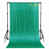 4FTX6FT-Sequin Backdrop Curtain-Green,50x72-Inches Sequin Photography Curtain,Wedding Green Photo Backdrop-191014E