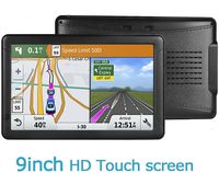 GPS Navigation for Car，9-inch Touch Screen Car GPS Real Voice Spoken Turn-by-Turn Direction Reminding, Car GPS Satellite Navigator with Free Lifetime Map Update(8GB 256MB)