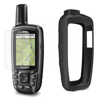 Garmin GPSMAP 64st Hiking Armor GPS Bundle | with PlayBetter Protective Silicone Case & Screen Protectors (3-Pack) | GPS/GLONASS Handheld | Rugged, TOPO Maps, Built-in Sensors