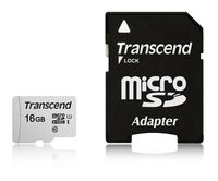 Transcend 16GB MicroSDXC/SDHC 300S Memory Card TS16GUSD300S-A