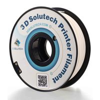 3D Solutech Real White 3D Printer PLA Filament 1.75MM Filament, Dimensional Accuracy +/- 0.03 mm, 2.2 LBS (1.0KG) - PLA175RWHT